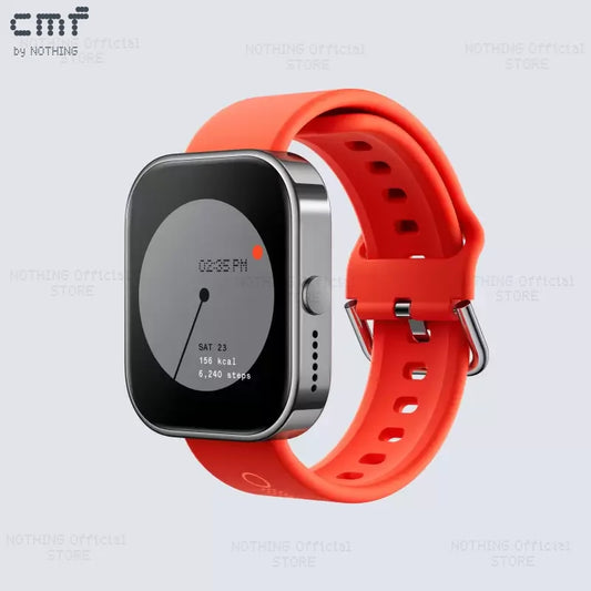 Global Version CMF by Nothing Watch Pro 1.96" AMOLED Bluetooth 5.3 BT Calls with AI Noise Reduction GPS Smartwatch CMF watch Pro